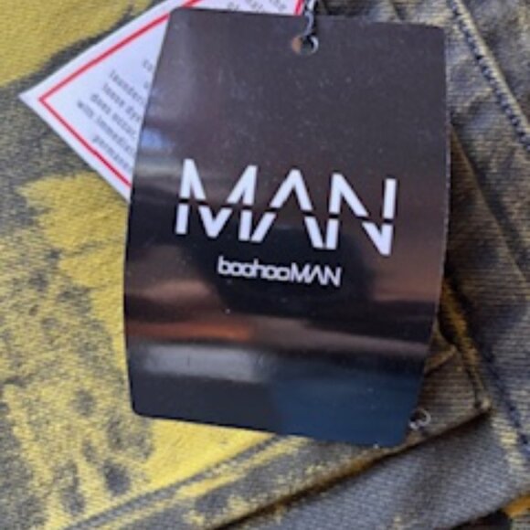 boohoo MAN Straight Leg Men's Jeans 36 NWT - Picture 13 of 14